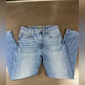 Joe’s Jeans The Charlie High Rise Skinny crop denim jeans medium wash